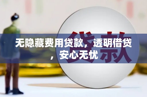 连云无隐藏费用贷款，透明借贷，安心无忧