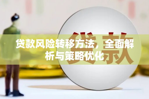 连云贷款风险转移方法，全面解析与策略优化