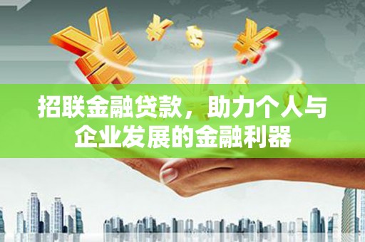 连云招联金融贷款，助力个人与企业发展的金融利器