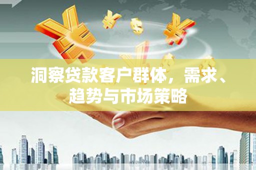 连云洞察贷款客户群体，需求、趋势与市场策略