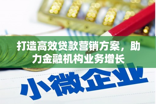 连云打造高效贷款营销方案，助力金融机构业务增长