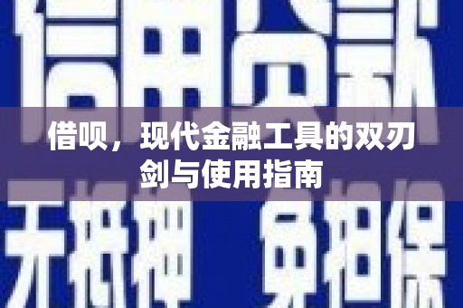 连云借呗，现代金融工具的双刃剑与使用指南