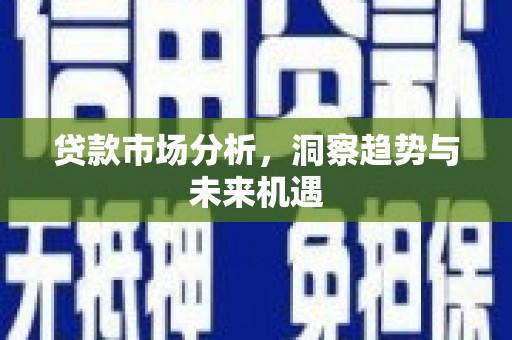 连云贷款市场分析，洞察趋势与未来机遇