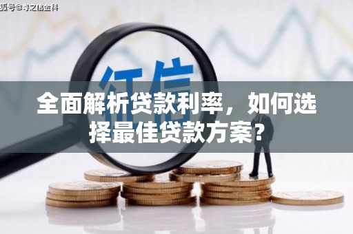 连云全面解析贷款利率，如何选择最佳贷款方案？