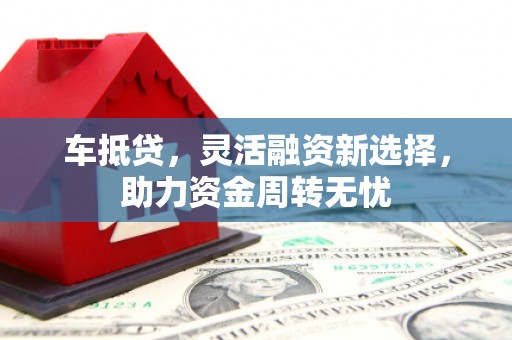连云车抵贷，灵活融资新选择，助力资金周转无忧