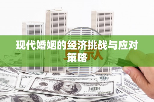 连云现代婚姻的经济挑战与应对策略
