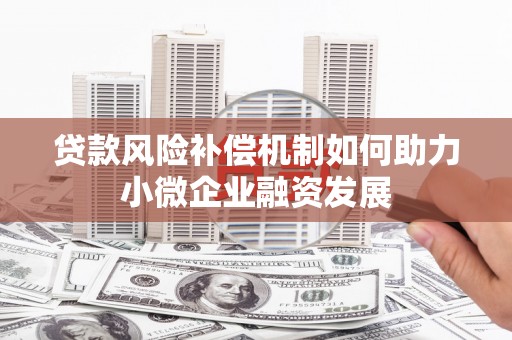 连云贷款风险补偿机制如何助力小微企业融资发展