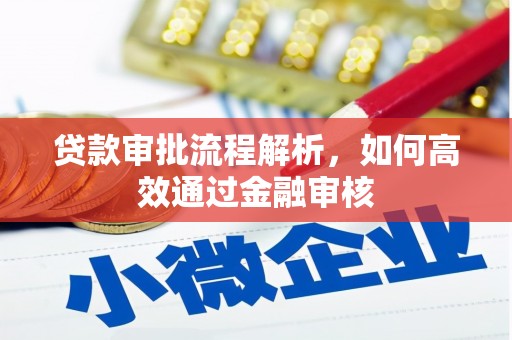 连云贷款审批流程解析，如何高效通过金融审核