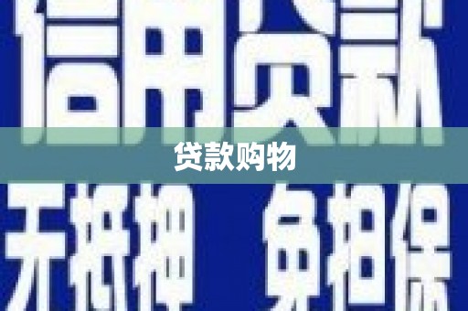 连云贷款购物