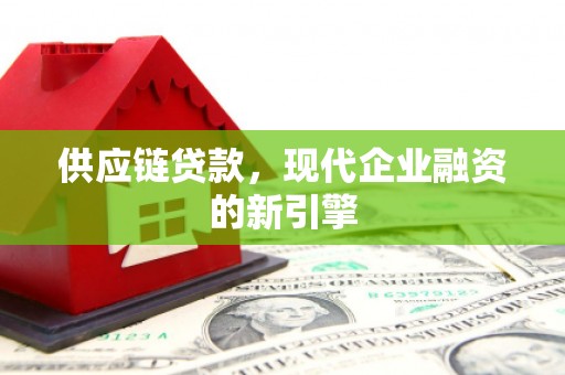 连云供应链贷款，现代企业融资的新引擎