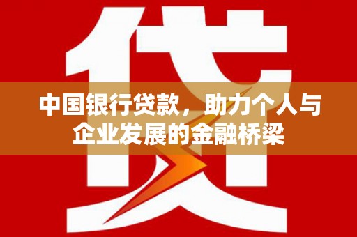 连云中国银行贷款，助力个人与企业发展的金融桥梁