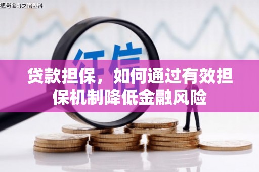 连云贷款担保，如何通过有效担保机制降低金融风险