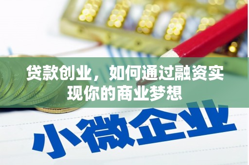 连云贷款创业，如何通过融资实现你的商业梦想
