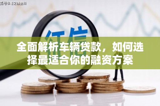 连云全面解析车辆贷款，如何选择最适合你的融资方案