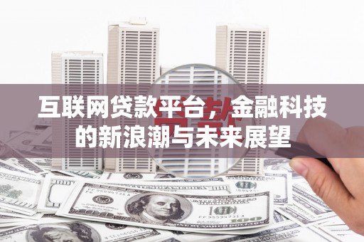 连云互联网贷款平台，金融科技的新浪潮与未来展望