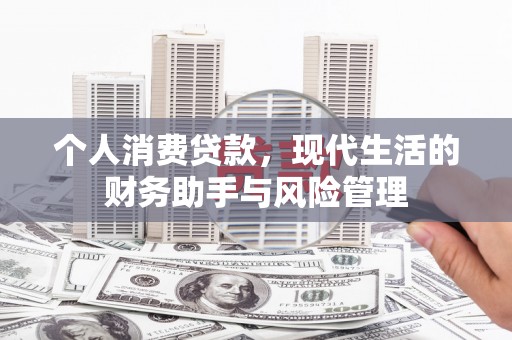 连云个人消费贷款，现代生活的财务助手与风险管理