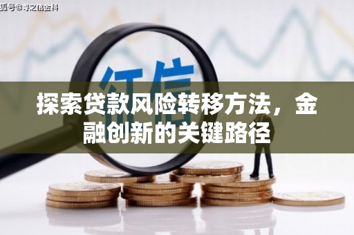 连云探索贷款风险转移方法，金融创新的关键路径