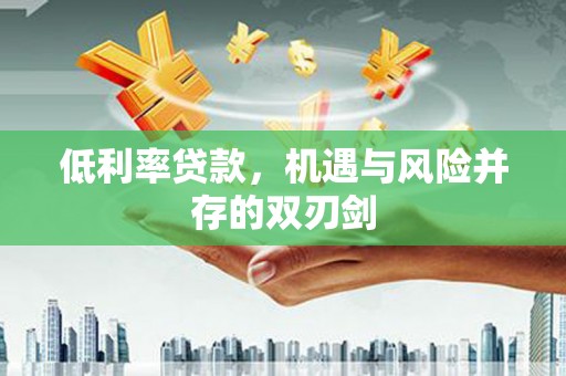 连云低利率贷款，机遇与风险并存的双刃剑