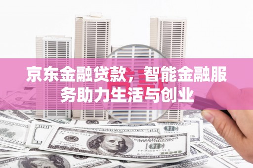 连云京东金融贷款，智能金融服务助力生活与创业
