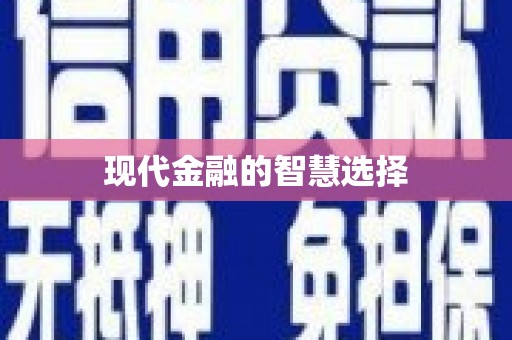 连云现代金融的智慧选择