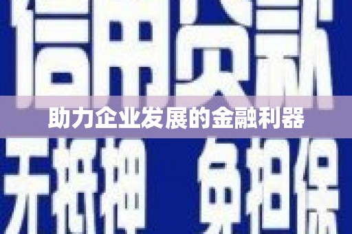 连云助力企业发展的金融利器